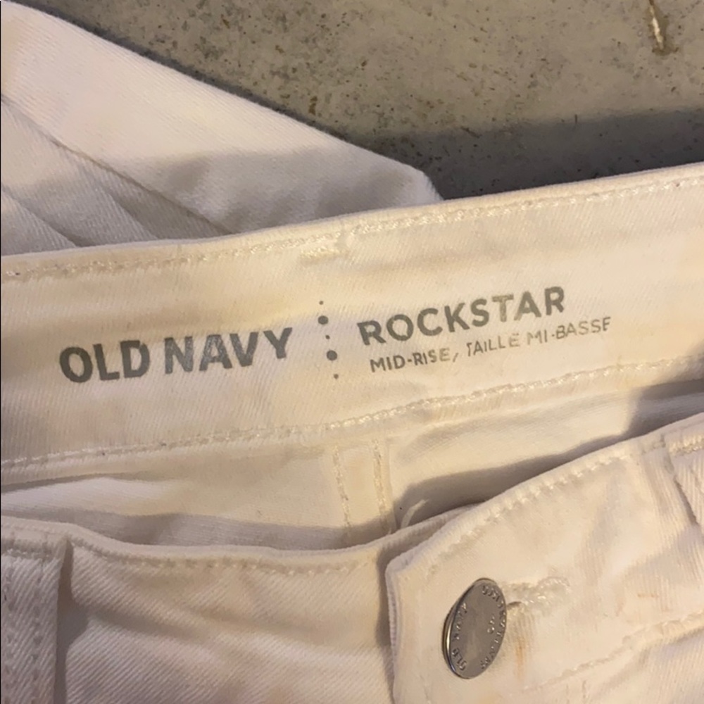 White Distressed Jeans